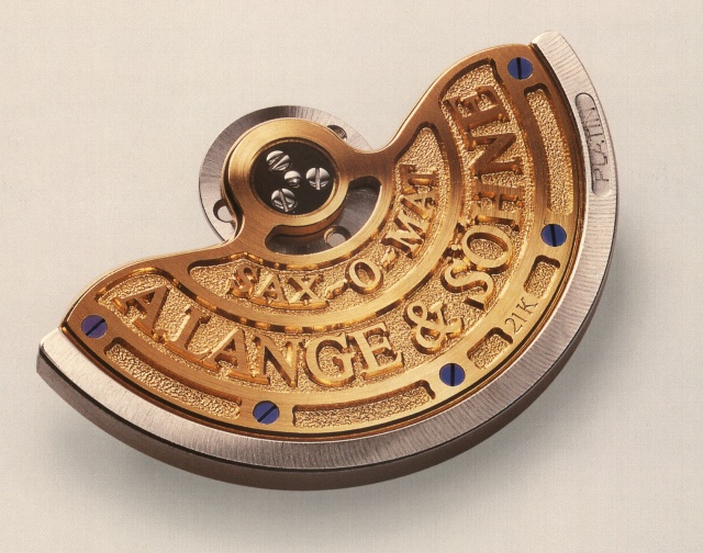The rotor of the Langematic, the first
Lange automatic wristwatch.