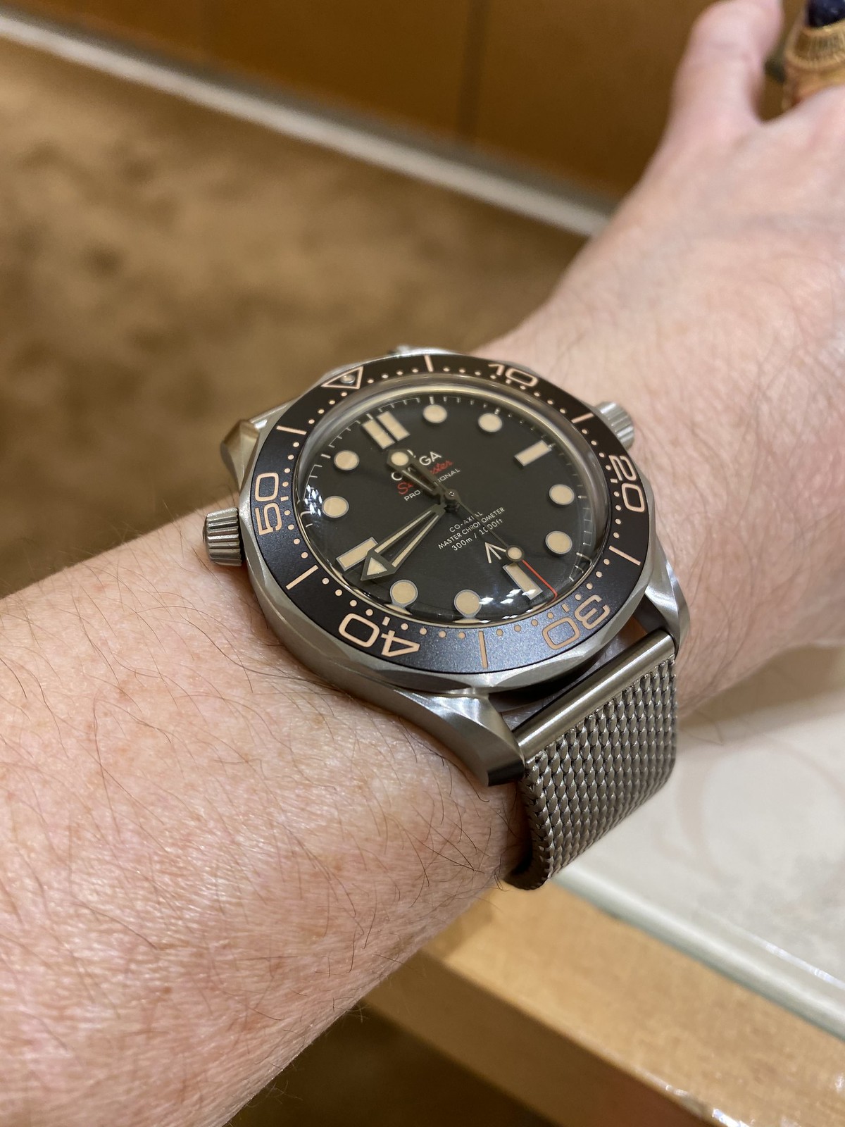 Some live shots of the Omega Seamaster 